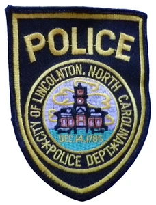 City of Lincolnton North Carolina Police Patch 112 X 87 mm New* - Picture 1 of 2