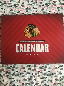CHICAGO BLACKHAWKS 2019-20 TEAM WALL CALENDAR SGA 10/14/19 - Picture 1 of 12