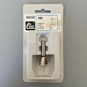 Elu E45144 HSS Schwalbenschwanz Router Bit Schneider 8mm Schaft D:16mm < 15° I: - Bild 1 von 3