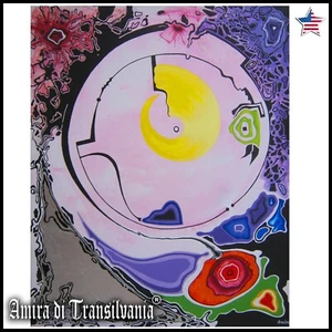 Original Gemälde Zeitgenössische Kunst Abstrakt Psychedelisch Meer Landschaft Jahreszeit Sonne - Bild 1 von 24