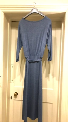 ROMANO: VESTIDO CASUAL JEANS FAB AZUL CASUAL COMPRIMENTO MAIS LONGO COM CINTO REINO UNIDO 16 NOVO COM ETIQUETAS RRP £32 - Imagem 1 de 4