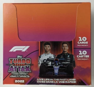 2022 Topps Turbo Attax Formula 1 TCG Box 24 Booster Pack NEW Sealed Trading Card - Picture 1 of 7