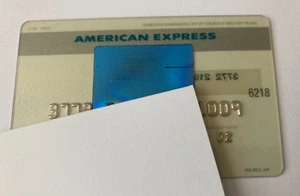 Expired American Express Blue Credit Card Bank Clear USA - Picture 1 of 1