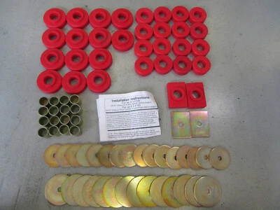 Juego de montaje de carrocería Energy Suspension 3.4106R rojo poliuretano Foto 1 de 4