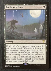 MTG Commander: Innistrad Crimson Vow #21 Predators' Hour NM - Picture 1 of 2