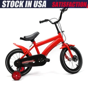 Kids Bike 14" for 3-6 Years Old Girls & Boys Child Bicycle Gift W/ Double brake - Picture 1 of 14
