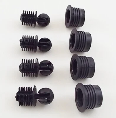 MW AUDIO Plastic Grille Pegs for Speaker Covers - 7/16" Ball & Socket Type - 4 Pack