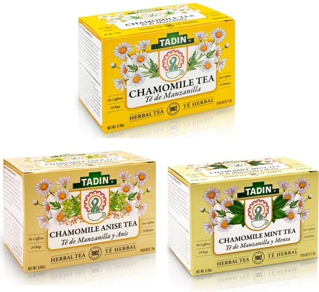 Tadin Tea Te De Manzanilla - Chamomile 24 Bags
