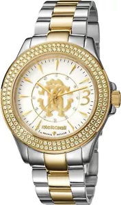 Roberto Cavalli By Franck Muller Diamonds Two Tone Women's Watch RV1L002M0136 - Picture 1 of 1