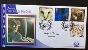 TV & Science Writer, NIGEL CALDER Signed 18.1.2000 Above & Beyond FDC Space - Picture 1 of 10