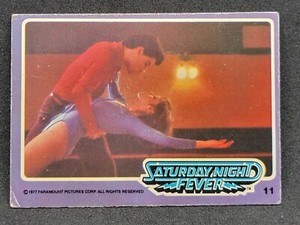 1977 Donruss Saturday Night Fever Card #11 Tony & Stephanie (Low grade) ^q5
