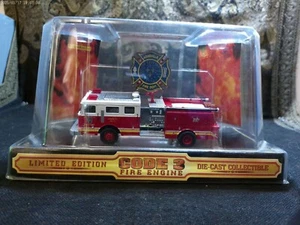 CODE 3 1/64 LOUISVILLE FIRE DEPT PUMPER DIECAST TRUCK SEALED LIMITED EDITION NEW - Picture 1 of 16