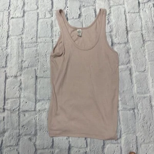womens Small solid Pale pink tank top sleeveless - Picture 1 of 4