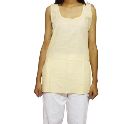 Fashion By LS Mujer Algodón Interior Slip - Camisola de Largo Corto para Kurtis y Top Foto 1 de 4