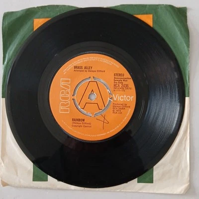 BRASS ALLEY RAINBOW/YOU'RE BREAKING MY HEART 7" VINYL SINGLE  FREE UK DELIVERY - Image 1 of 4