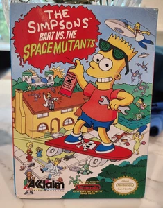 Los Simpson: Bart vs. los Mutantes Espaciales Completo con Manual CIB Nintendo NES - Imagen 1 de 10