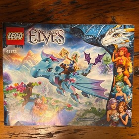 Lego Elves The Water Dragon Adventure 41172 W/ Box And Manual