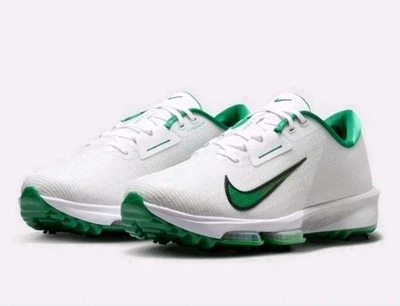 Zapatos de golf Nike ZM Infinity TR 2 Next blancos/malaquita-fotones suaves con púas para hombre” Foto 1 de 4