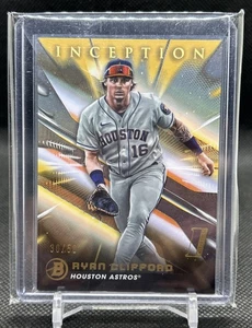 2023 Bowman Inception Gold Foil Pattern II /50 Ryan Clifford #28 - Picture 1 of 3