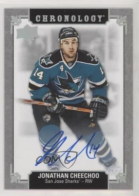 2019-20 Upper Deck Chronology Franchise History Jonathan Cheechoo #FH-SA-JC Auto - Image 1 of 2