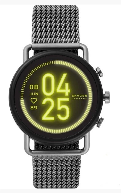 НОВЫЙ! Skagen Мужская Gunmetal Smartwatch Falster 42 мм стали розничной за $295.00 - Изображение 1 из 4
