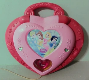Vintage Vtech Disney Princess Magical Learning Laptop Toy WORKS - Picture 1 of 12