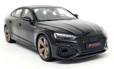 GT Spirit 1/18 Scale - Audi RS5 Sportback Black (B9) Resin Model Car - Image 1 of 4