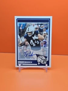 🔵⚪️🔵 2025 SCORE TYLER WARREN #21 ROOKIE AUTOGRAPH INDIANAPOLIS COLTS 🔵⚪️🔵 - Picture 1 of 11