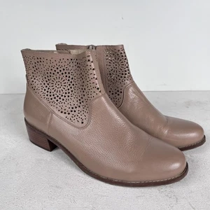 Vionic Luciana Perforated Dreamcatcher Chunky Ankle Heel Womens 10 - Foto 1 di 7