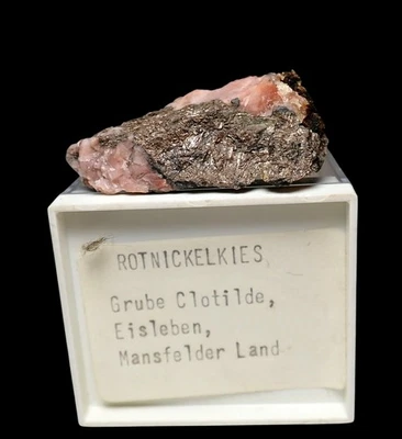 Rarität NICKELIN Pyrit kristalle Nickeline EISLEBEN - ClOTILDE MAnsfeld GERMANY - Bild 1 von 4