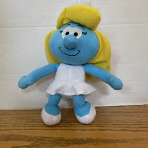 NANCO Smurf SMURFETTE Plush Stuffed Animal 2011 Collectible THE SMURFS 11" - Picture 1 of 5