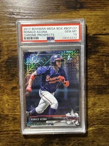 2017 Bowman Chrome Mega Box Ronald Acuna JR Rookie PSA 10 - Bild 1 von 2