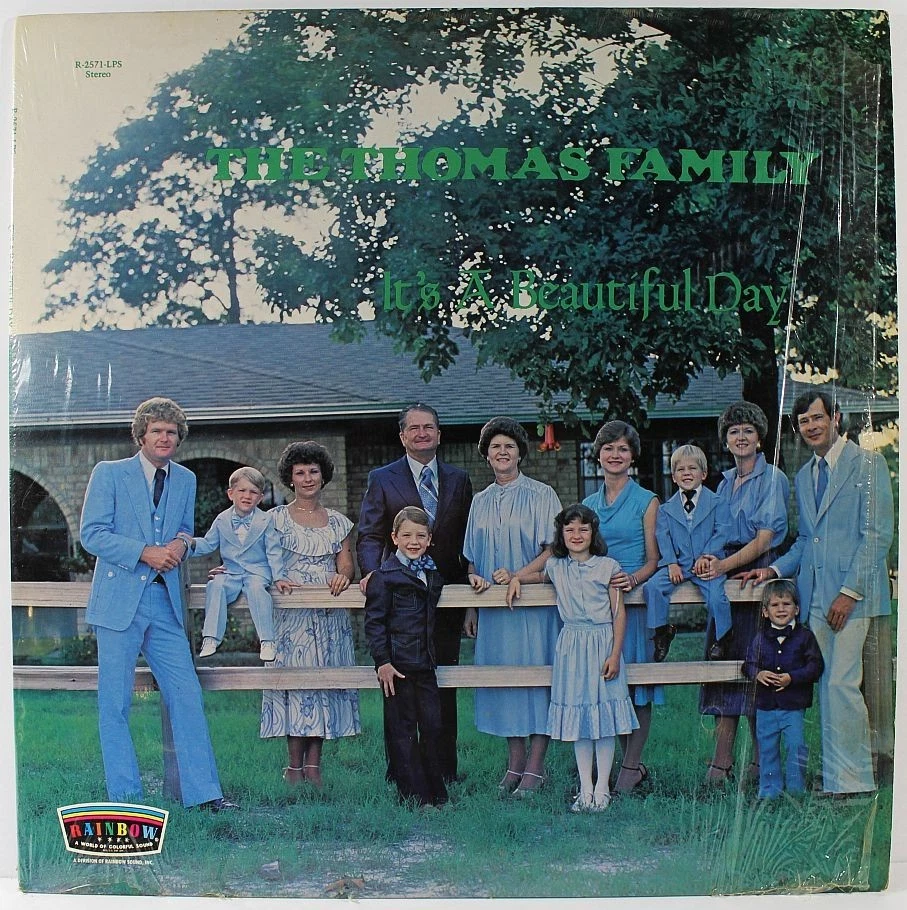 "Its a beautiful day" The Thomas Family Vinyl Gospel Record Lp Foto 1 de 1