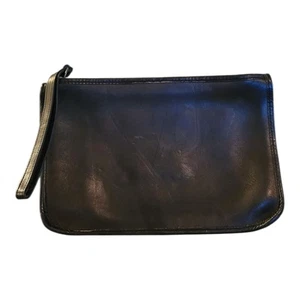 Vintage Coach 9560 Wristlet Slim Bag Black 11x7 Made In New York 70/80’s - Picture 1 of 14