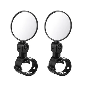 Specchio Retrovisore Regolabile Durevole 2pz per Bici Rotazione 360° Leggero - Foto 1 di 9