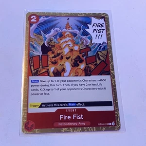 FIRE FIST - OP05-019 - R - FOIL - ONE PIECE TCG  - Picture 1 of 1