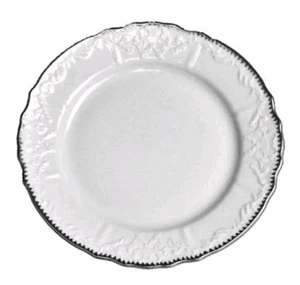 Anna Weatherley Simply Anna Platinum Dinner Plate White  - Picture 1 of 7