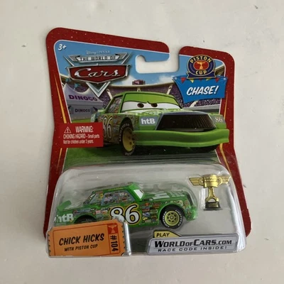 Disney Pixar Cars Chase Chick Hicks With Piston Cup - Image 1 of 4