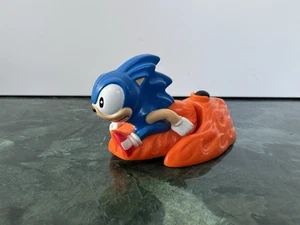 Modellino giocattolo vintage Sega Sonic The Hedgehog 1993 sparo riccio blu base arancione - Foto 1 di 5