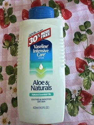 Vintage 80/90s Vaseline Intensive Care Lotion Aloe & Naturals 14  Prop New Rare - Image 1 of 4