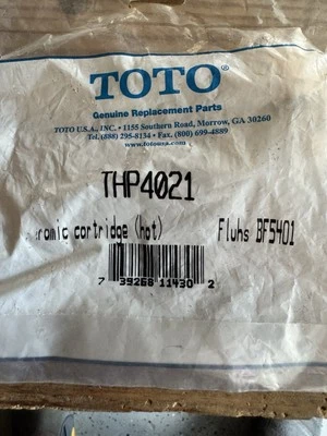 CARTUCHO CERÁMICO CALIENTE TOTO THP4021, PARA USAR CON GRIFO LAVA AMPLIO TL970DD Foto 1 de 2