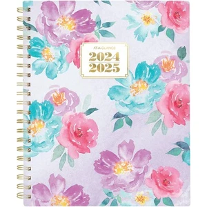 Planner 2024-2025 Accademico, Settimanale e Mensile, 8-1/2" x 11", Grande, Mensile Ta... - Foto 1 di 8