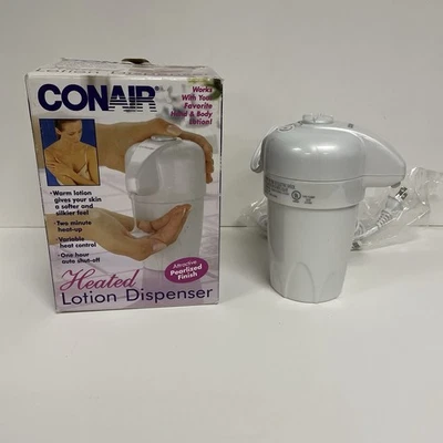 NUEVO Calentador dispensador de loción térmica Conair HLD20P blanco perla 16 oz calor variable Foto 1 de 4