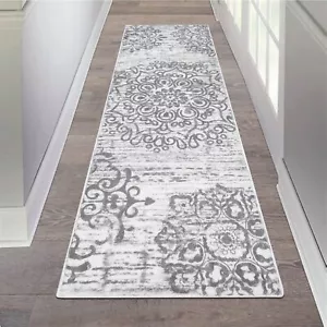 HEBE Hallway Runner Rug 2'x6' Washable Vintage Distressed Area Rugs Non Slip ... - Picture 1 of 7