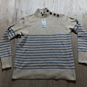 St.John’s bay women’s Side Shoulder buttons sweater Size Small - Picture 1 of 6