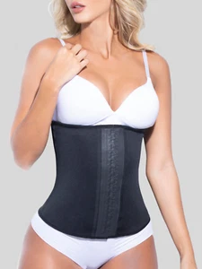 High-Compression Waist Cincher with Double Lining and 100% Natural Latex - Picture 1 of 30