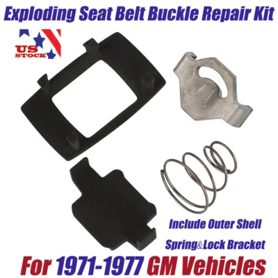 Seat Belt Exploding Buckle Repair Kit For 1971-77 Chevy GMC Camaro Chevelle NEW Foto 1 de 4