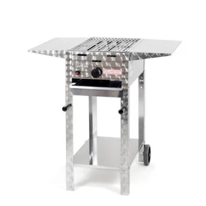 Edelstahl fahrbar Gasgrill Gasbräter Gas Grill R1FBAP - Bild 1 von 5