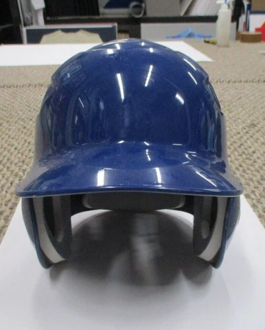 Blue Rawlings double flap Batting Helmet Size 7 3/8 Helmet 1 Dodgers Cover