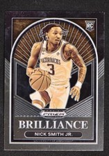 2023-24 Prizm Draft Picks Brilliance #4 Nick Smith Jr. - Arkansas Razorbacks